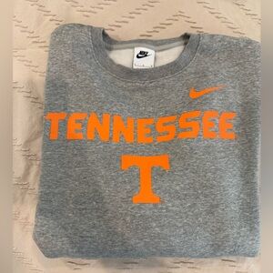 Nike Gray Sweatshirt with Orange Tennessee Logo